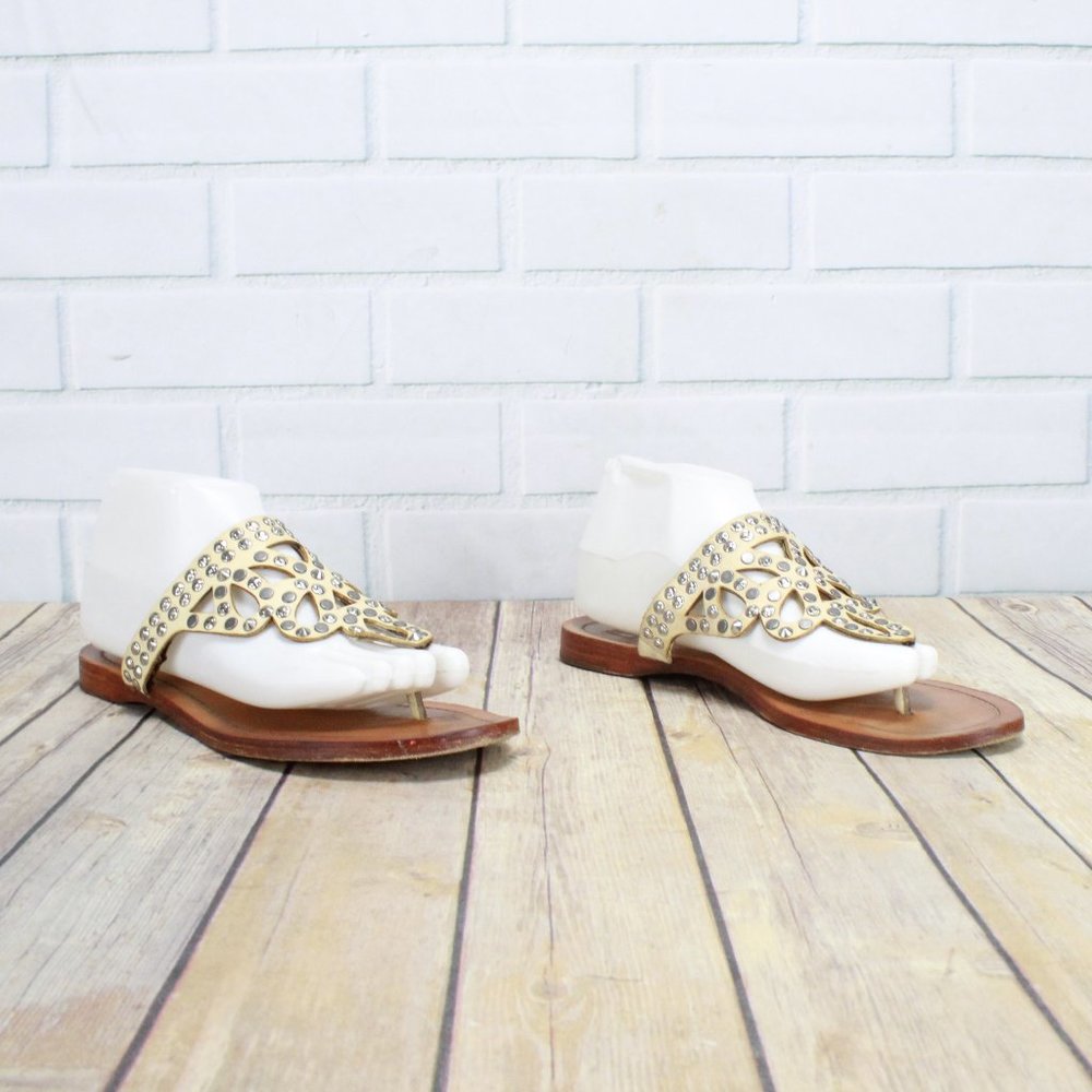 FRYE Rachel Studded Thong Sandals Size 9 - Picture 2 of 8